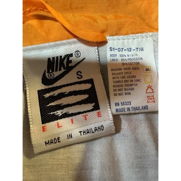 VTG 80s/90s NIKE Elite Color Block Colorful Windbreaker Track Jacket S Full Zip - Picture 9 of 13
